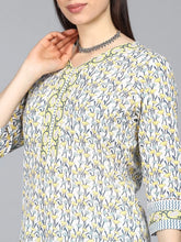 Pure Cotton Printed Kurta Pant Dupatta-VKSKD1198AB